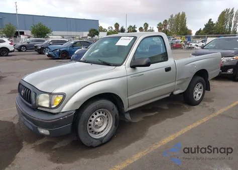 2004 Toyota Tacoma из США, поврежденный, VIN 5TENL42N24Z347221